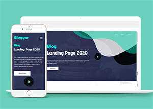 美食自媒体博客类网页模板源码 - 简单网创项目资源网