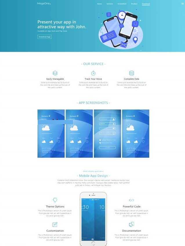 APP应用程序开发公司网站html模板 - 简单网创项目资源网