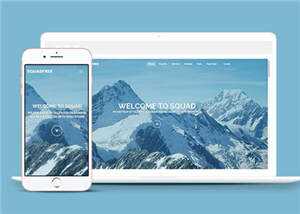 营销企业团队响应式网页模板 - 简单网创项目资源网