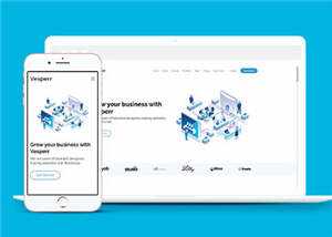 简约数字产品展示响应式网页模板下载 - 简单网创项目资源网