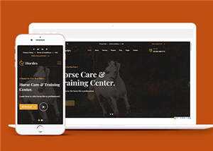 骑马训练牧场官网网站模板下载 - 简单网创项目资源网