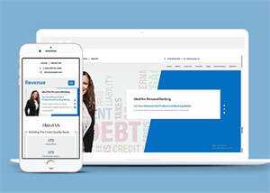 商务咨询金融服务公司模板源码 - 简单网创项目资源网