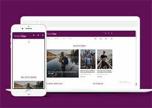 简洁新闻资讯播报网站模板源码 - 简单网创项目资源网