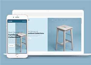 家居品牌公司响应式网页模板下载 - 简单网创项目资源网