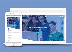 宽屏企业代理记账网站模板源码 - 简单网创项目资源网