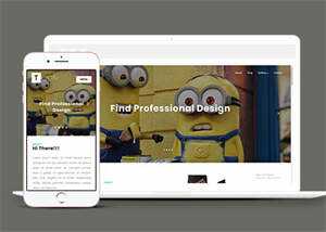 简约动画设计公司网站模板源码 - 简单网创项目资源网