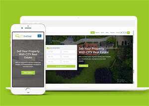 房地产销售中介网站模板源码下载 - 简单网创项目资源网