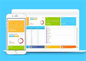 蓝色后台数据管理网站模板下载 - 简单网创项目资源网