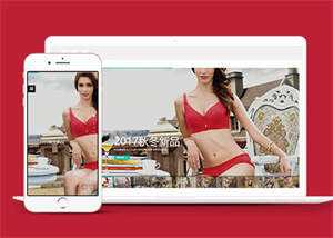 宽屏内衣服饰服装类网站前端模板 - 简单网创项目资源网