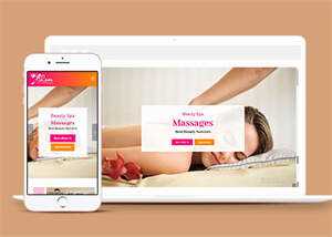 简洁女性Spa美容沙龙官网模板下载 - 简单网创项目资源网