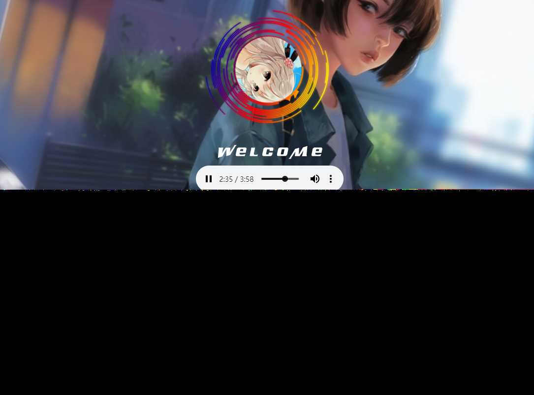 非常漂亮的一款html引导页导航网站旋转头像变幻背景单页源码 - 简单网创项目资源网