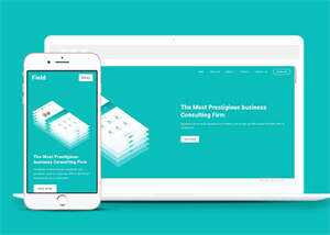 宽屏商业咨询公司网站模板下载 - 简单网创项目资源网