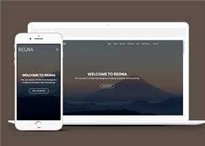 企业形象展示响应式网站模板 - 简单网创项目资源网