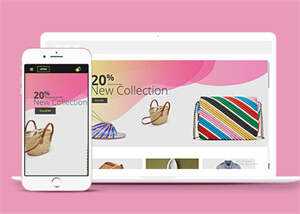 左栏导航服装购物商城模板下载 - 简单网创项目资源网