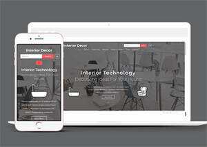 简洁办公椅类公司网站模板源码 - 简单网创项目资源网