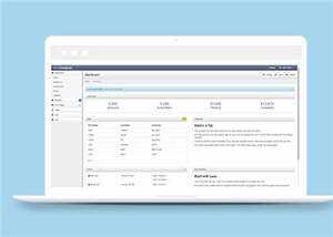 蓝色公司Bootstrap后台源码模板下载 - 简单网创项目资源网