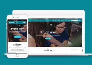 简洁企业人才培训网站模板源码 - 简单网创项目资源网