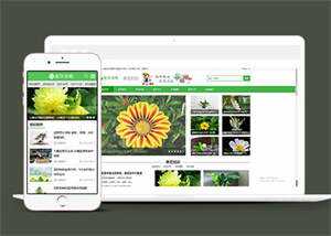 响应式花卉养殖资讯类前端模板 - 简单网创项目资源网