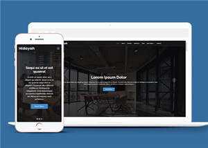 商业团队项目展示响应式网页模板 - 简单网创项目资源网