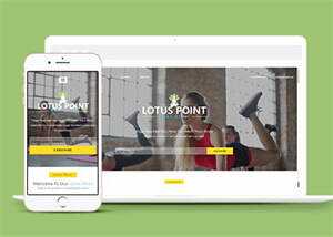 性感女性塑身锻炼类HTML5模板 - 简单网创项目资源网