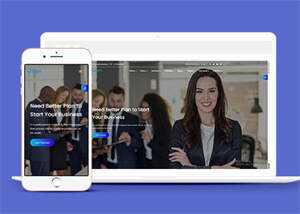 营销咨询服务网站HTML5模板 - 简单网创项目资源网