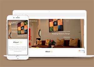 宽屏室内设计视差网站模板下载 - 简单网创项目资源网