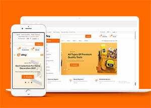 家用电器商城响应式HTML5模板 - 简单网创项目资源网