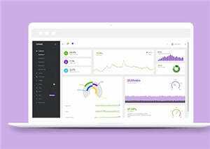 响应式简约后台管理源码模板下载 - 简单网创项目资源网