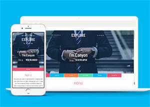 宽屏多彩时尚商务网站模板下载 - 简单网创项目资源网