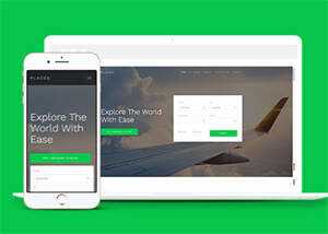 宽屏酒店客房在线预定CSS3模板 - 简单网创项目资源网