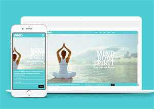 简洁功夫瑜伽健身网站模板源码 - 简单网创项目资源网