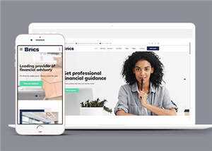 公司财务咨询网站模板下载 - 简单网创项目资源网