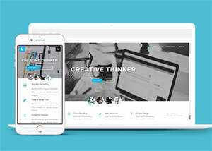 宽屏创新思维培养网站模板 - 简单网创项目资源网