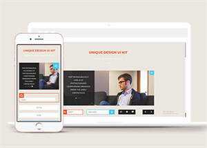 专业设计HTML5手机UI套件下载 - 简单网创项目资源网