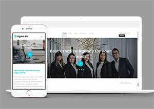 宽屏商务公司CSS3模板下载 - 简单网创项目资源网