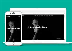 黑色酷炫设计师网站模板下载 - 简单网创项目资源网