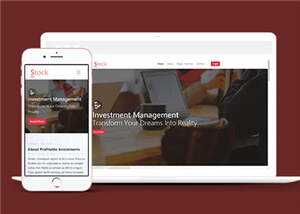 简洁股票金融分析团队HTML网页模板下载 - 简单网创项目资源网