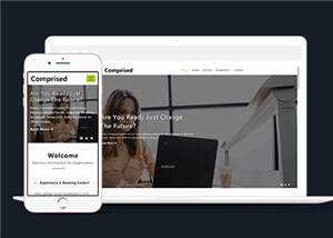 宽屏企业合作商务展示源码模板下载 - 简单网创项目资源网