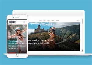 多用途的图文展示博客模板 - 简单网创项目资源网