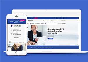 响应式理财产品公司HTML网页模板下载 - 简单网创项目资源网