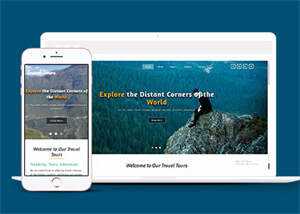 一个人的旅行网站模板下载 - 简单网创项目资源网