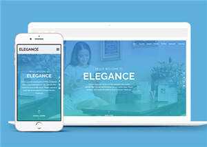 简洁服务展示动态公司响应式网页模板下载 - 简单网创项目资源网