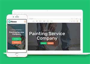 涂料油漆厂家网站模板下载 - 简单网创项目资源网