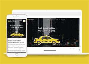 出租车预约服务网站模板下载 - 简单网创项目资源网