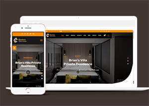 宽屏室内装饰设计公司网站模板 - 简单网创项目资源网