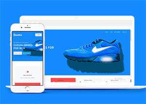 耐克品牌鞋商城类网站模板源码 - 简单网创项目资源网