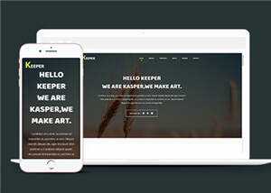 宽屏企业创意营销动态响应式网站模板下载 - 简单网创项目资源网