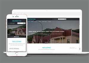 宽屏国外别墅展示类网站模板 - 简单网创项目资源网