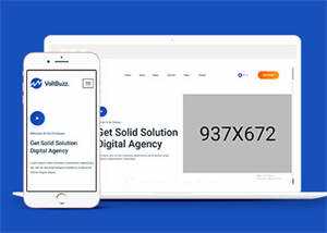 数字科技企业网站HTML模板下载 - 简单网创项目资源网