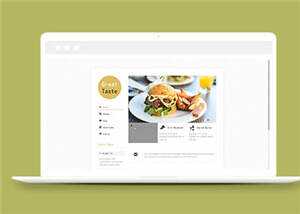 简洁快餐店源码模板下载 - 简单网创项目资源网